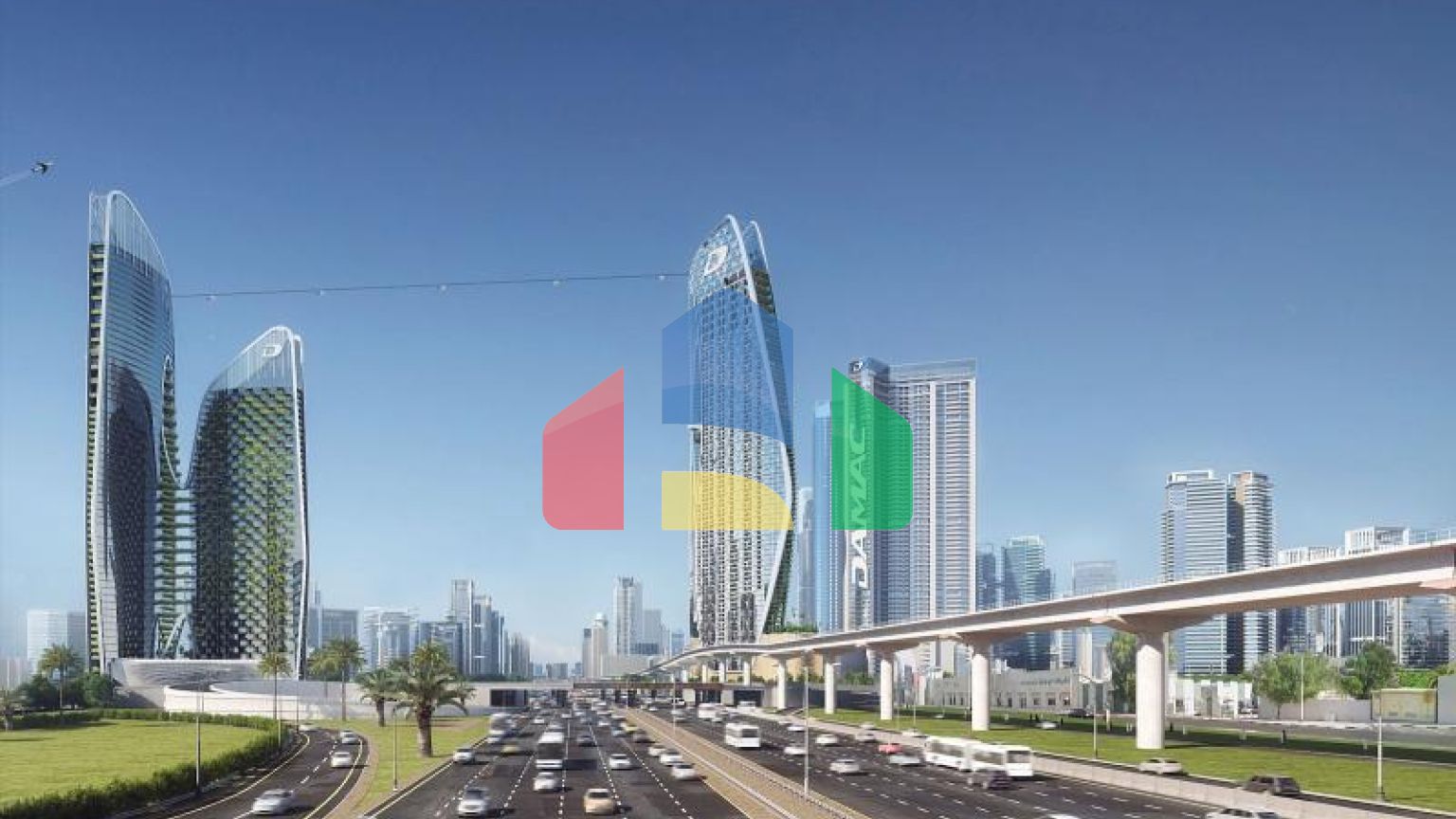 Квартира 2+1 с видом на море в Дубай