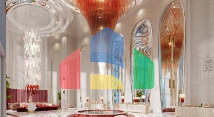 Квартира 2+1 с видом на море в Дубай