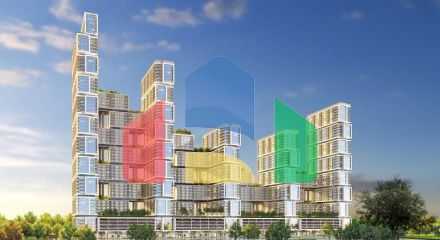 Квартира 1+1 с видом на море в Дубай