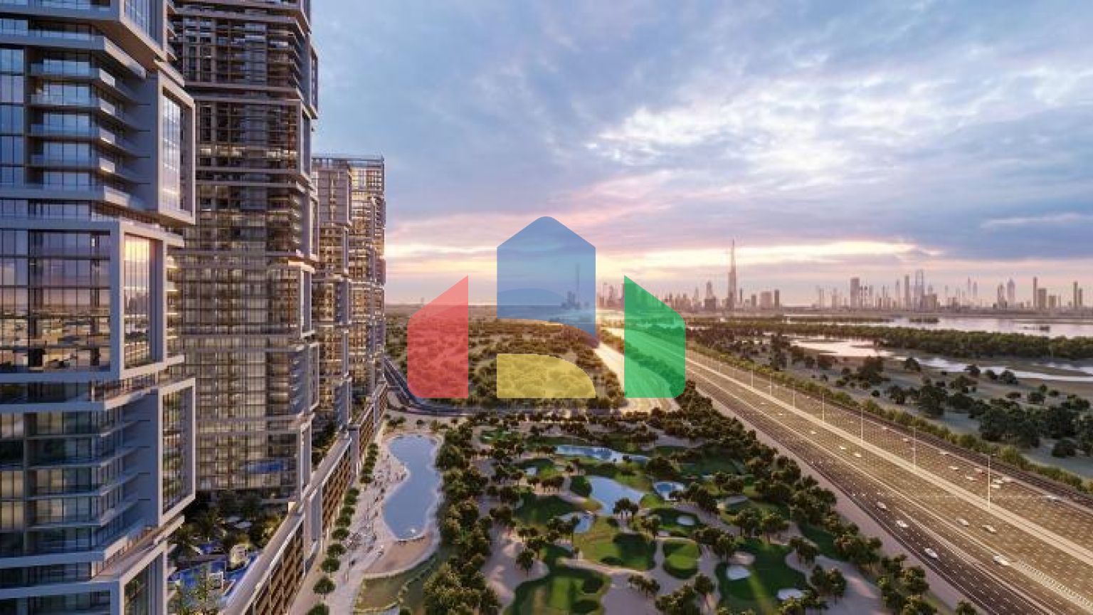 Квартира 1+1 с видом на море в Дубай