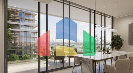 Квартира 1+1 с видом на море в Дубай