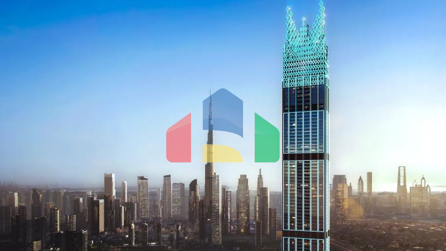 Квартира 2+1 с видом на море в Дубай