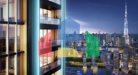 Квартира 2+1 с видом на море в Дубай