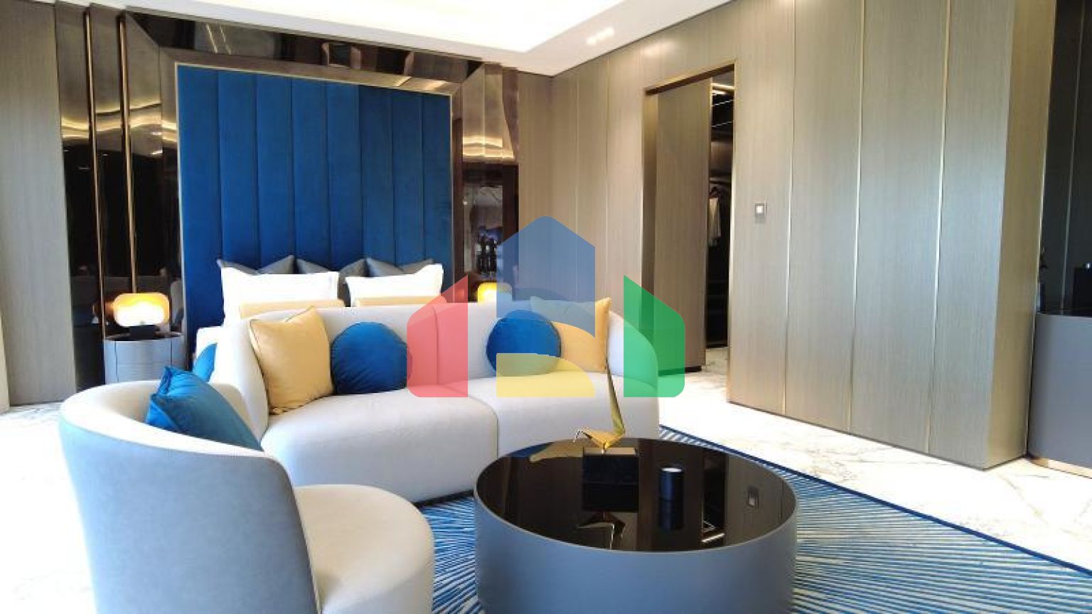 Квартира 2+1 с видом на море в Дубай