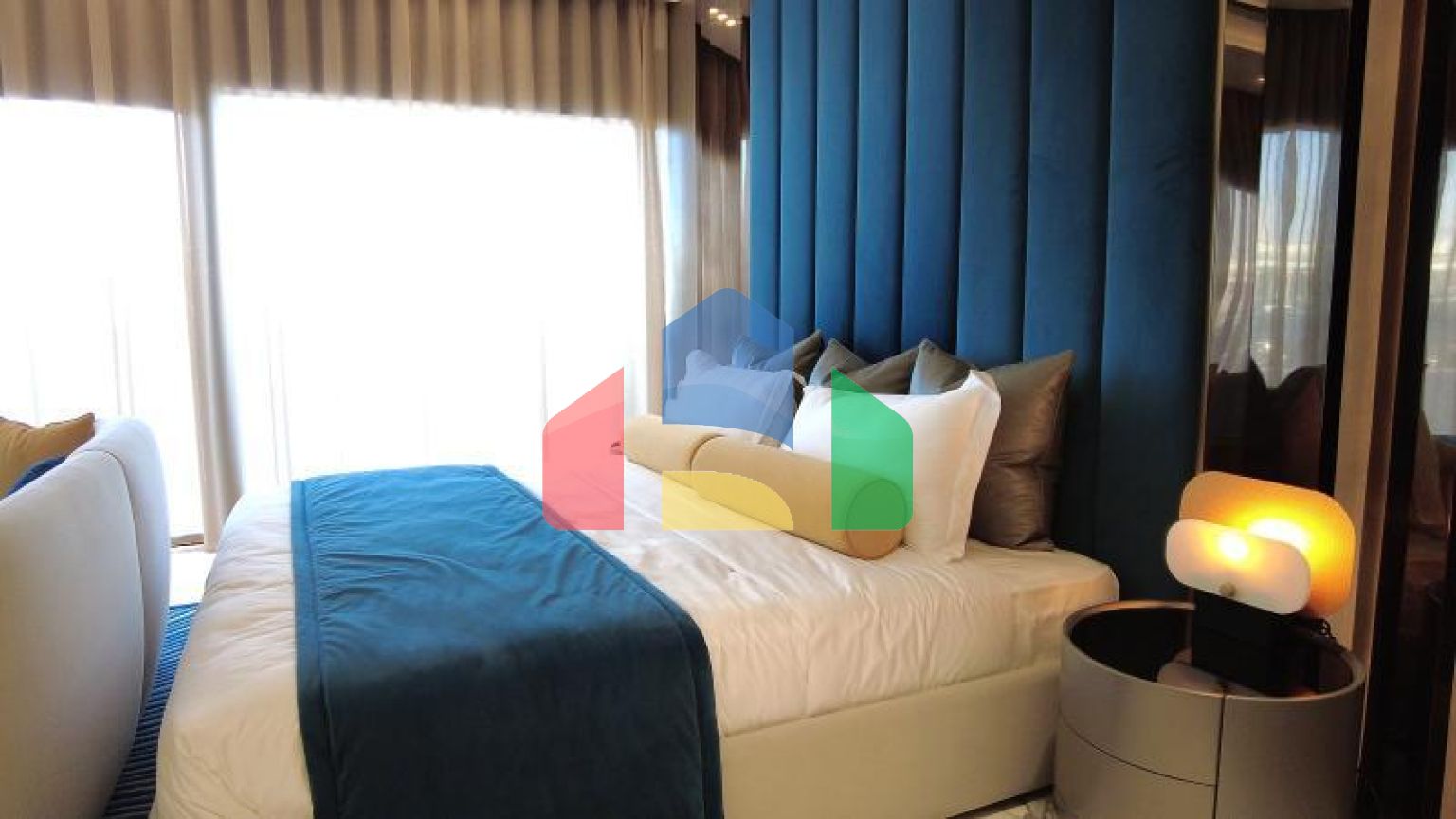 Квартира 2+1 с видом на море в Дубай