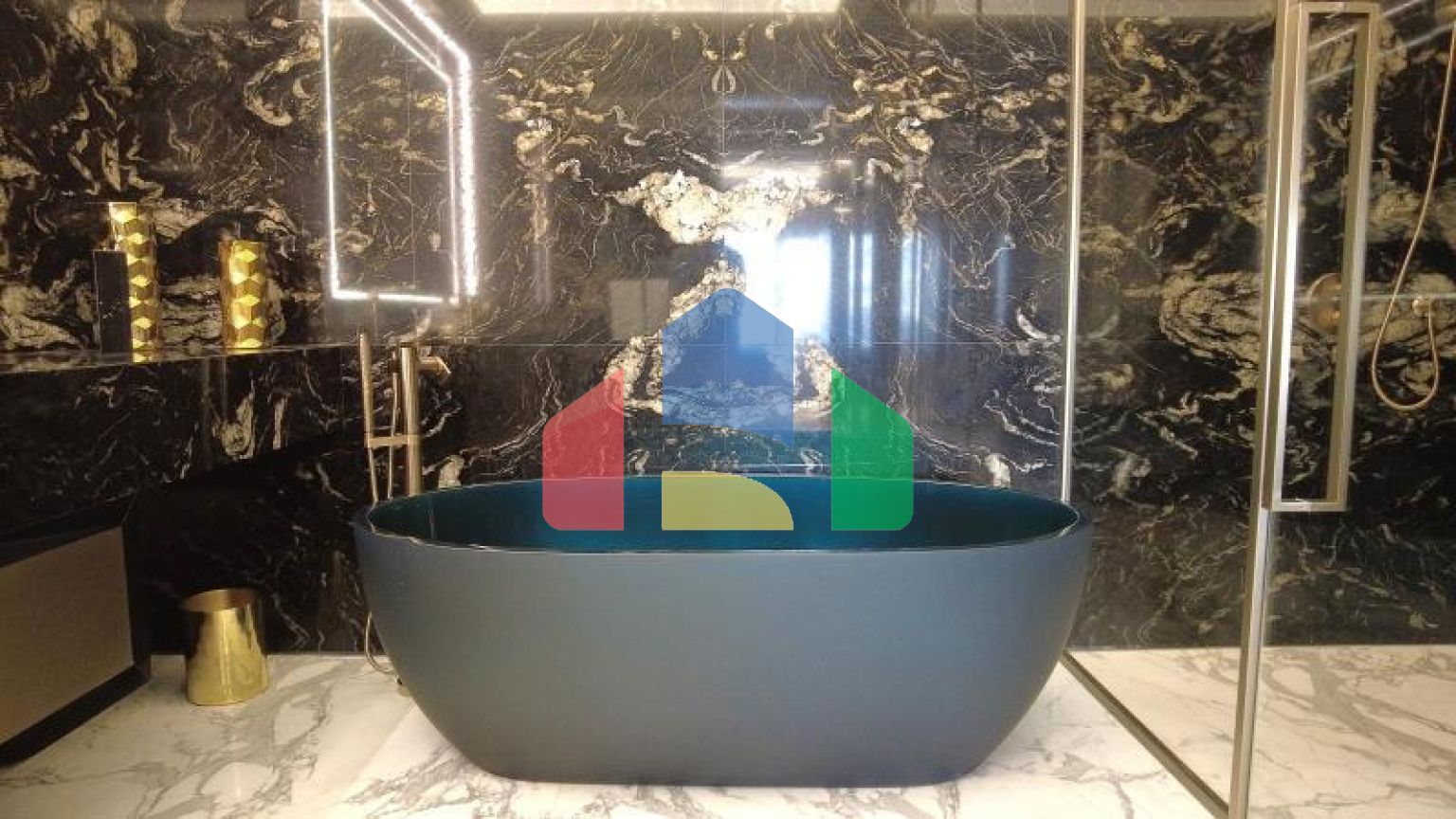 Квартира 2+1 с видом на море в Дубай