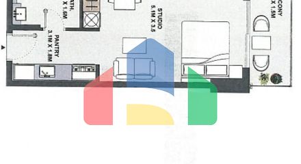 Квартира 1+1 в Дубай