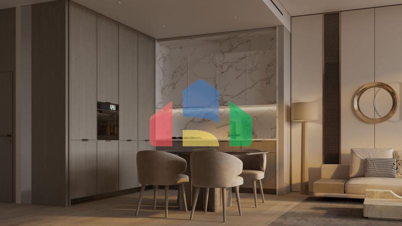 Квартира 3+1 в Дубай