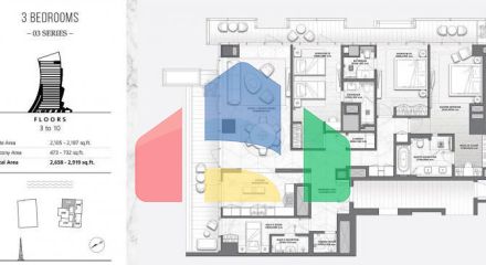 Квартира 1+1 в Дубай