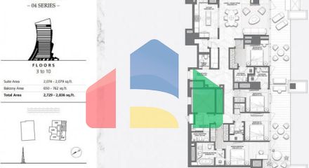 Квартира 1+1 в Дубай