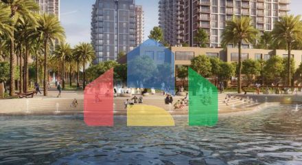 Квартира 2+1 с видом на море в Дубай