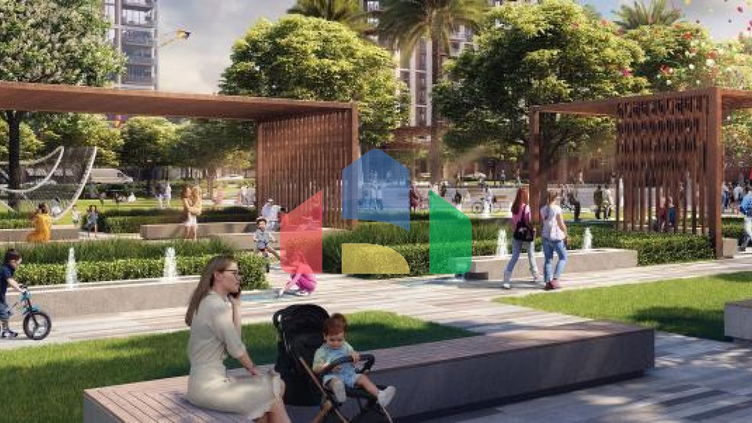 Квартира 2+1 с видом на море в Дубай