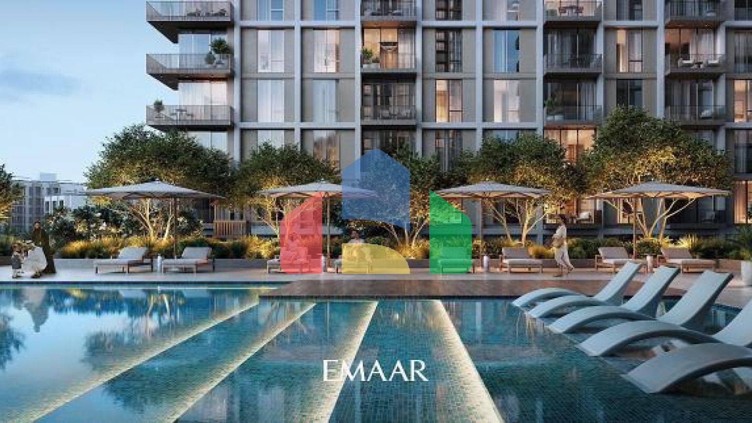 Квартира 2+1 с видом на море в Дубай