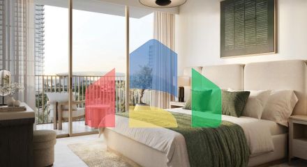 Квартира 2+1 с видом на море в Дубай