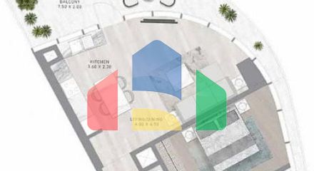 Квартира 1+1 в Дубай