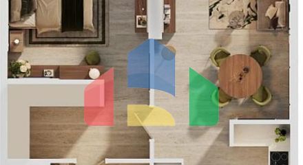 Квартира 2+1 в Дубай