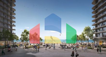 Квартира 2+1 с видом на море в Дубай