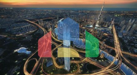 Пентхаус 5+2 с видом на море в Дубай