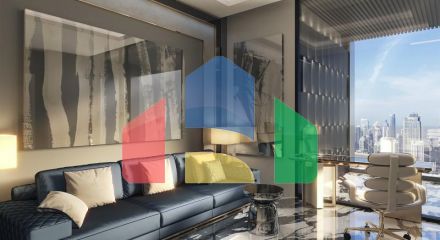 Пентхаус 5+2 с видом на море в Дубай