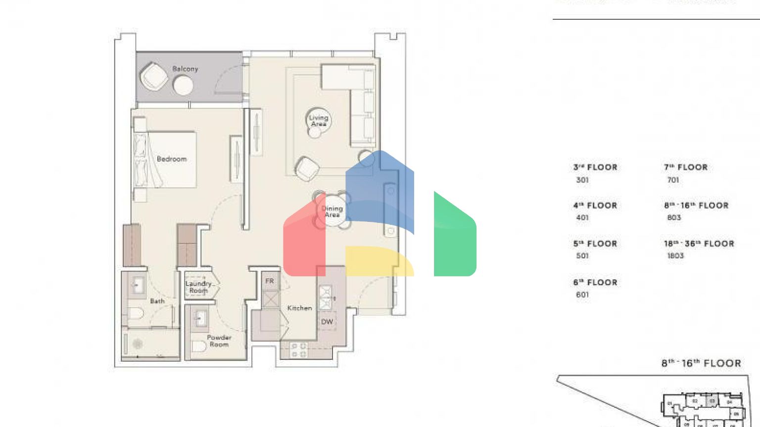 Квартира 2+1 в Дубай