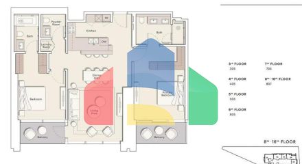 Квартира 2+1 в Дубай