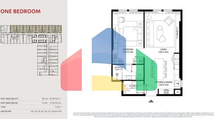 Квартира 1+1 в Дубай