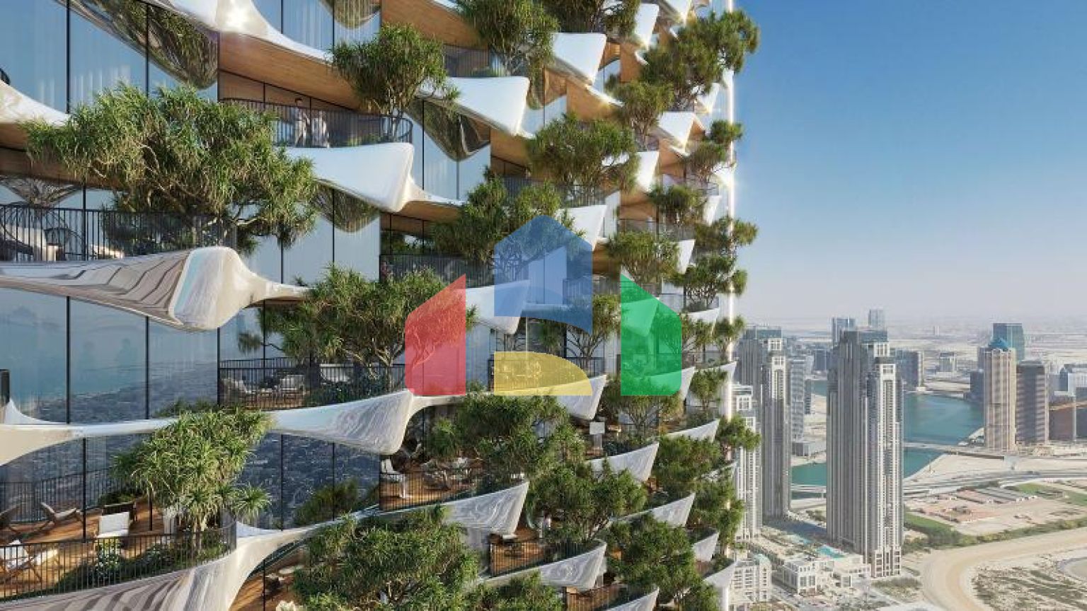 Пентхаус 3+1 с видом на море в Дубай