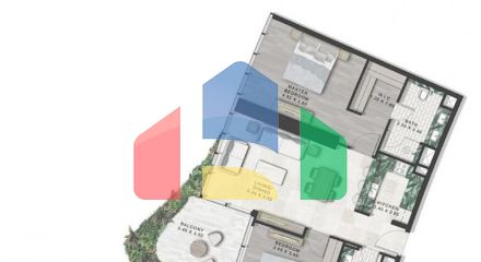 Пентхаус 3+1 с видом на море в Дубай