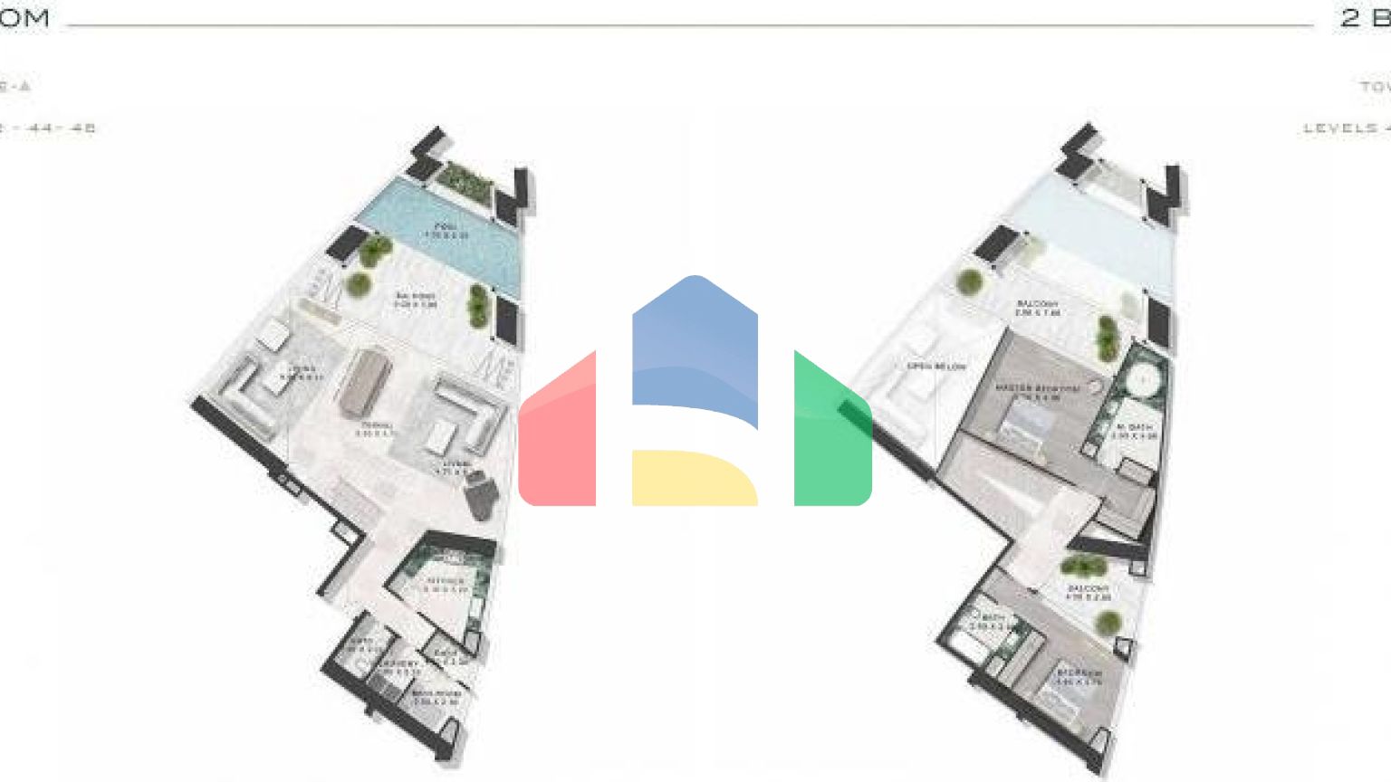 Пентхаус 3+1 с видом на море в Дубай