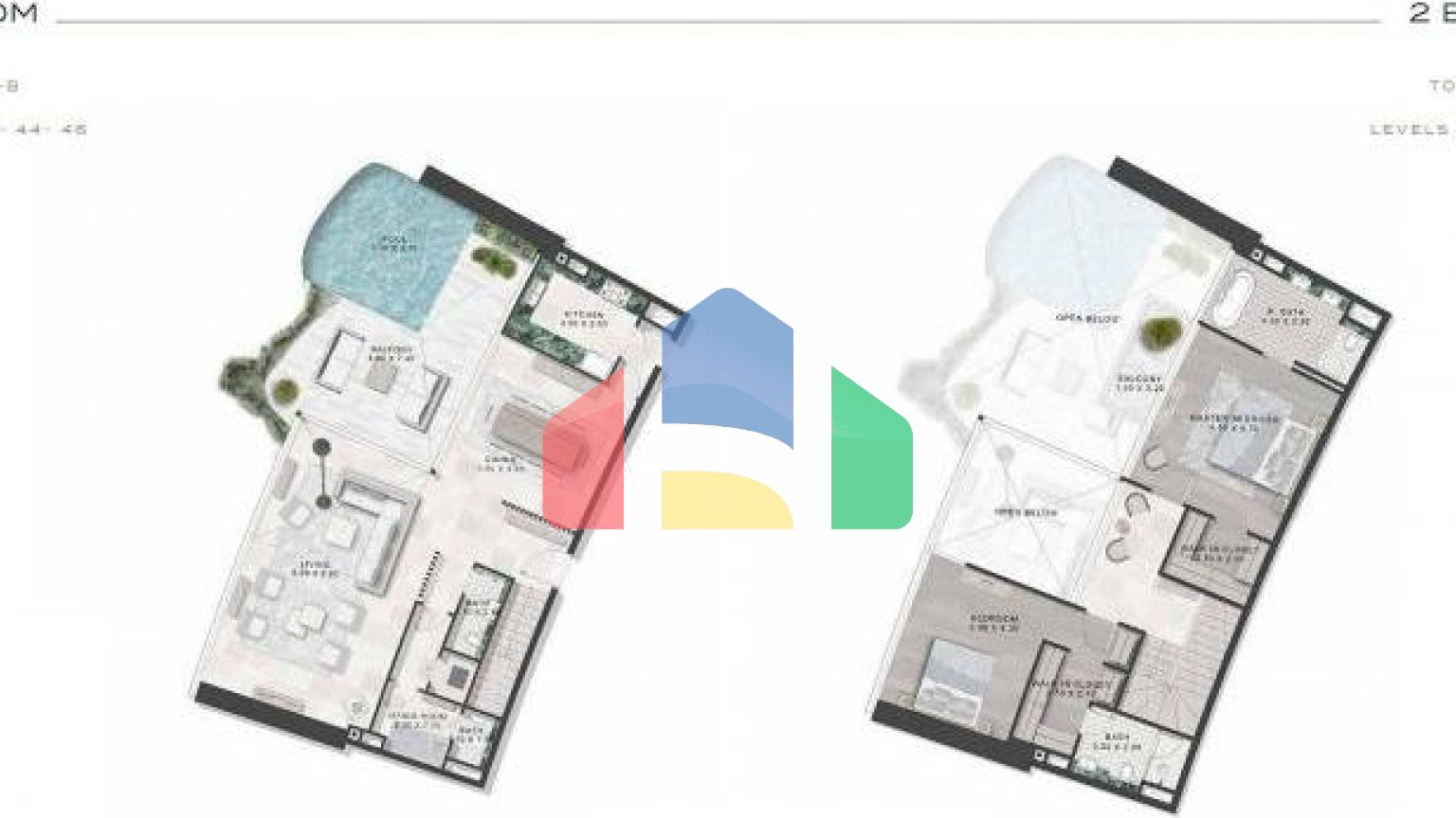 Пентхаус 3+1 с видом на море в Дубай