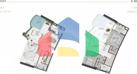 Пентхаус 3+1 с видом на море в Дубай