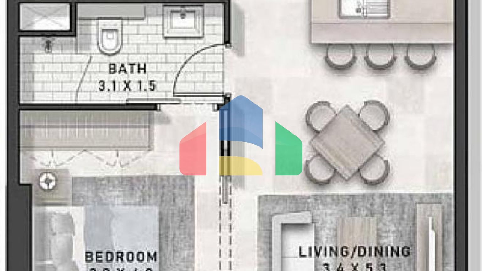 Квартира 2+2 в Дубай