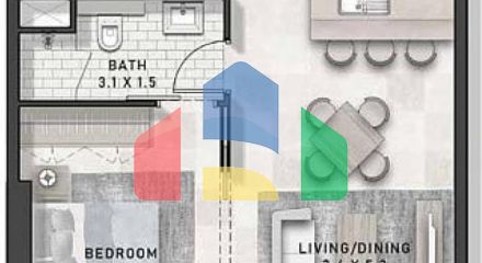 Квартира 2+2 в Дубай