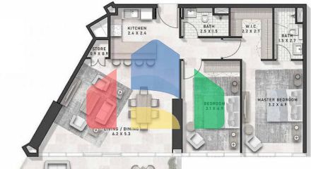 Квартира 2+2 в Дубай