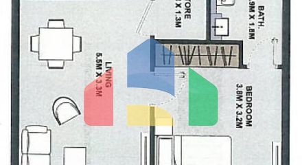 Квартира 0+1 в Дубай