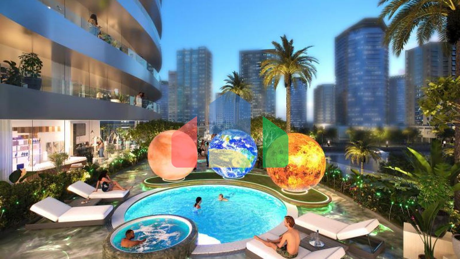 Квартира 2+1 в Дубай