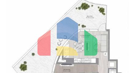 Квартира 2+1 в Дубай