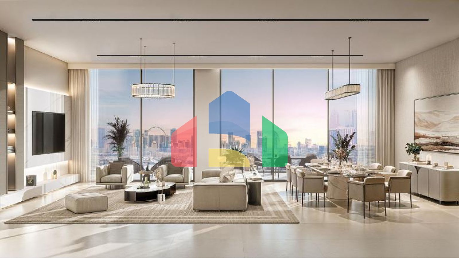 Квартира 3+1 в Дубай