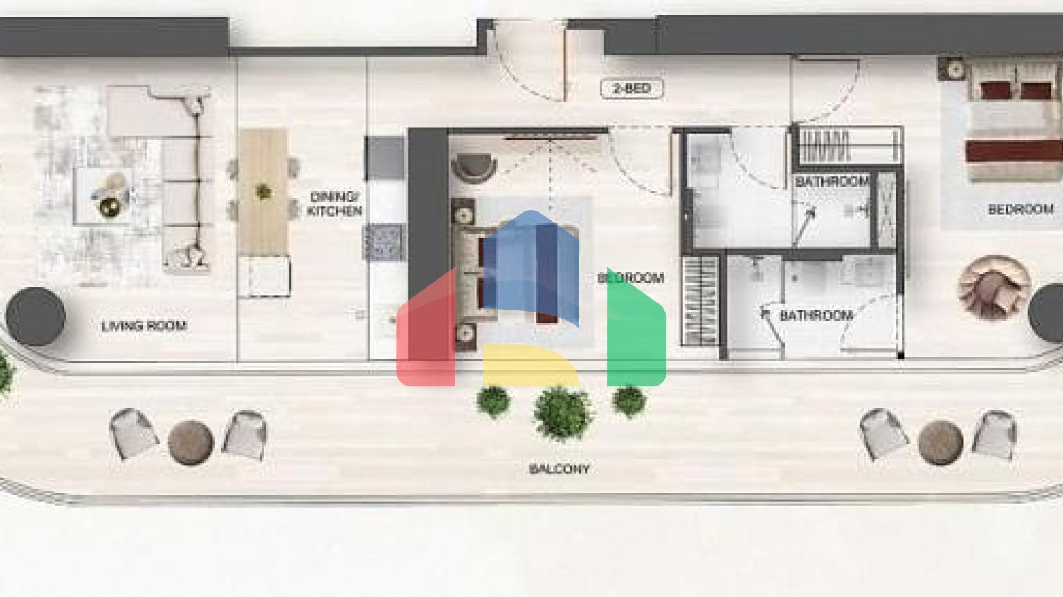 Квартира 0+1 в Дубай