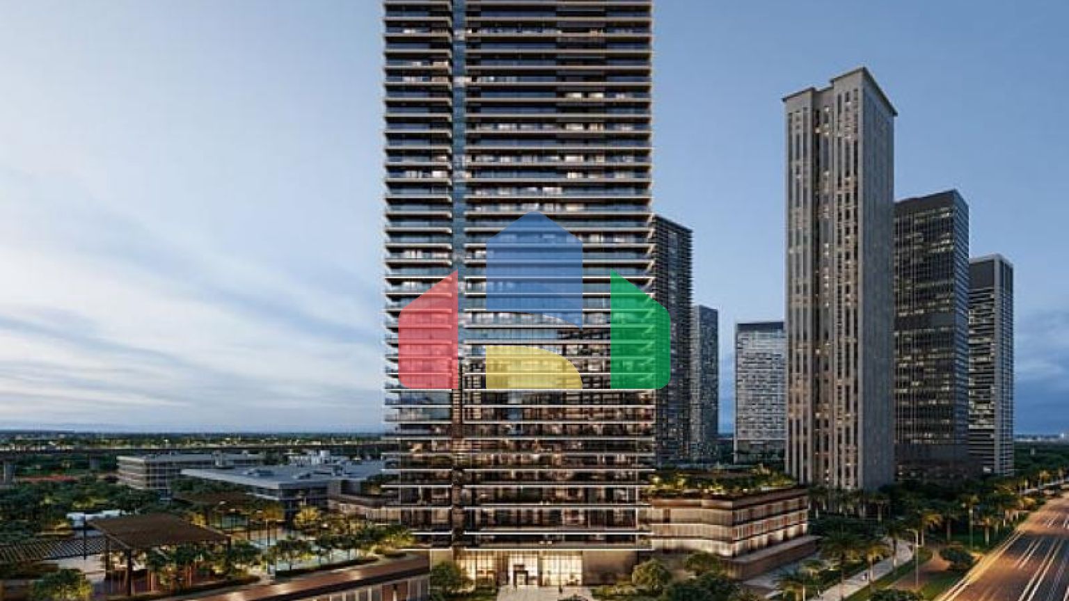 Квартира 3+1 с видом на море в Дубай