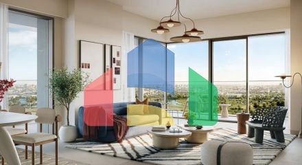 Квартира 3+1 с видом на море в Дубай