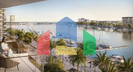 Квартира 2+1 с видом на море в Дубай