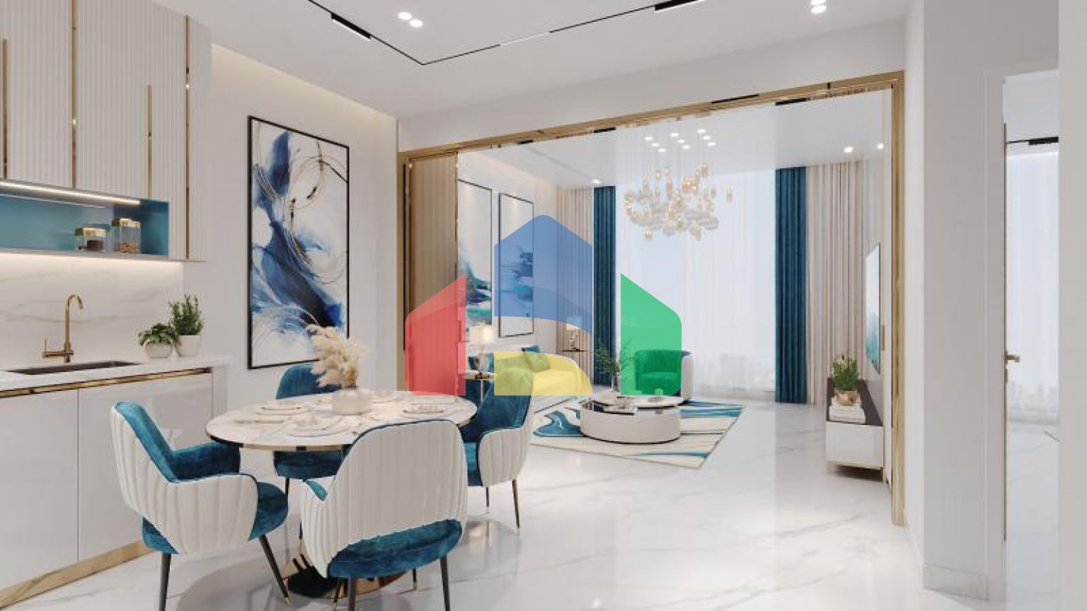 Квартира 1+1 в Дубай