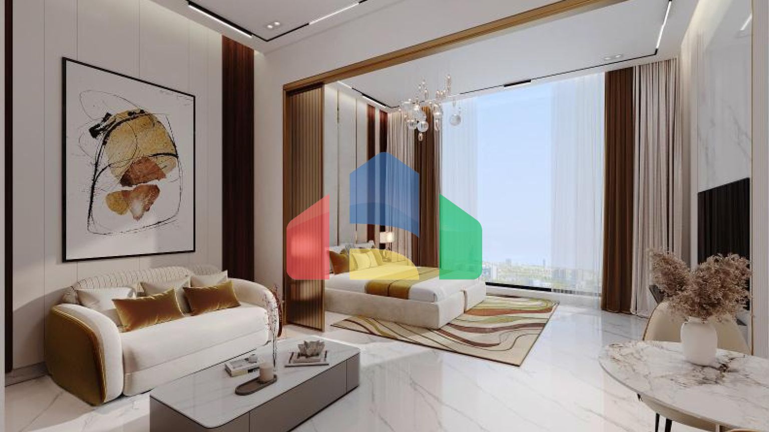 Квартира 1+1 в Дубай