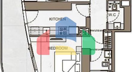 Квартира 1+1 в Дубай