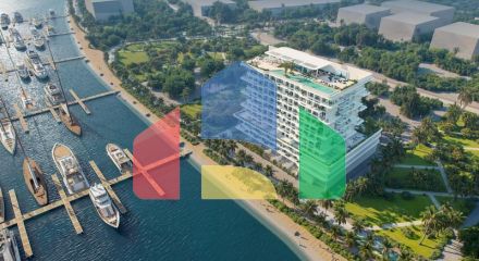 Квартира 3+1 с видом на море в Дубай