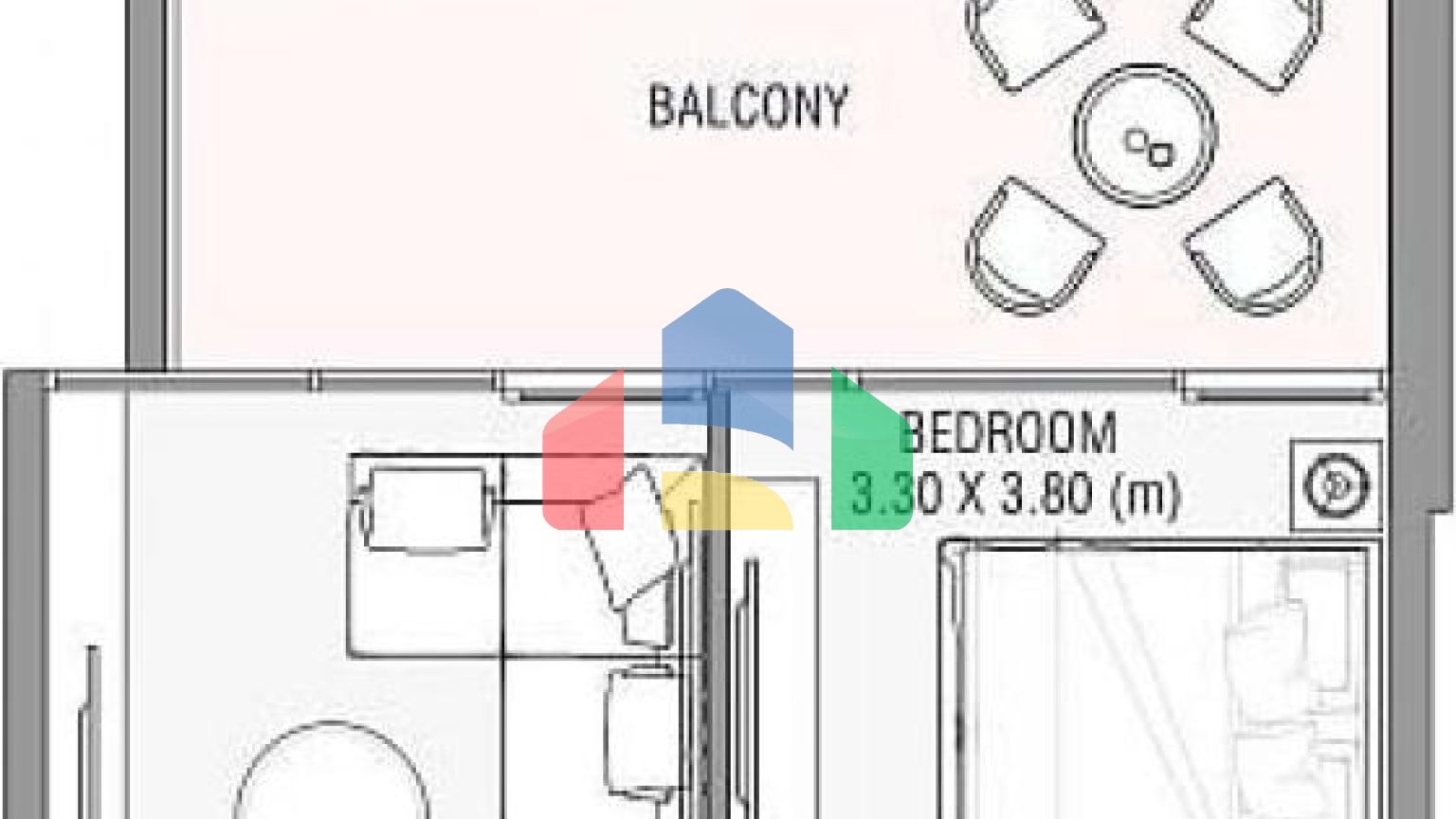 Квартира 3+1 с видом на море в Дубай