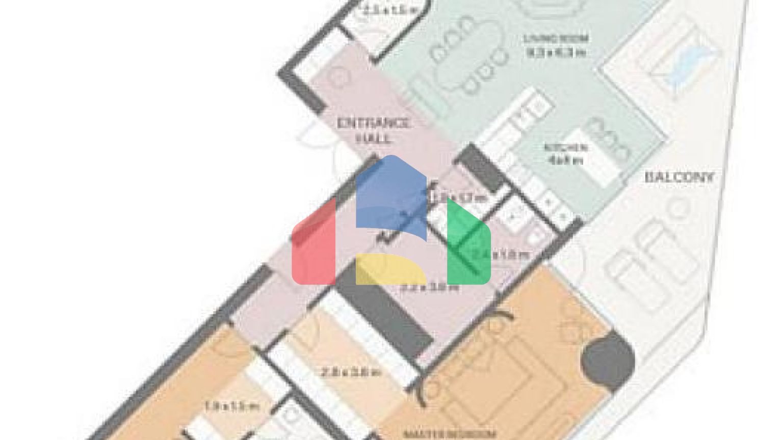 Квартира 4+1 в Дубай