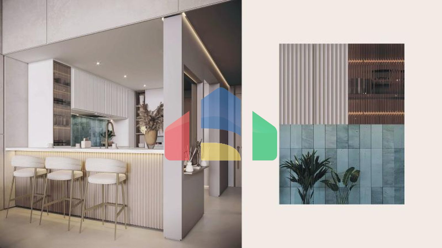 Квартира 2+1 с видом на море в Дубай