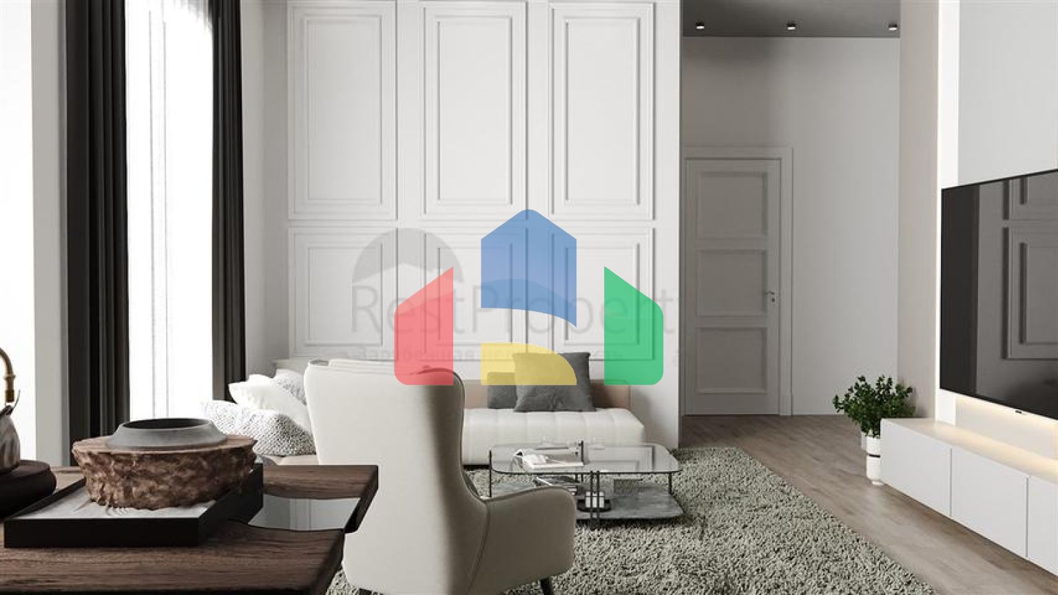 Квартира 2 + 1 в споруджуваному комплексі в районі Окурджалар